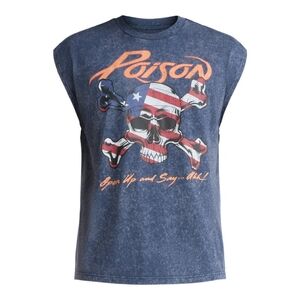 Poison Men's Navy Tank Top